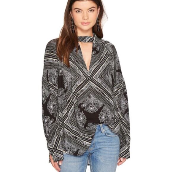 EUC Free People Walking on a Dream Tunic - Picture 4 of 6